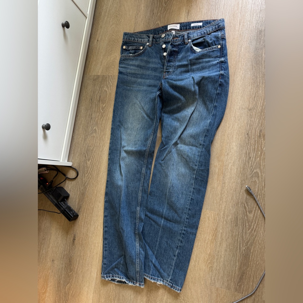 Frame the straight Denim Blue Jeans